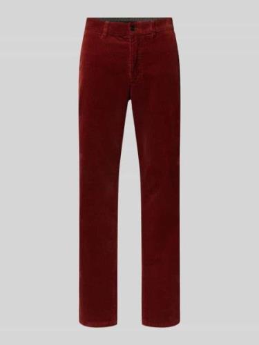 Christian Berg Men Regular Fit Cordhose aus Bio-Baumwolle in Bordeaux,...