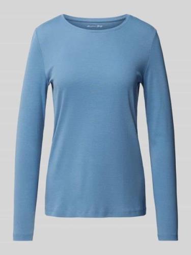 Christian Berg Woman Longsleeve mit Rundhalsausschnitt in Rauchblau, G...