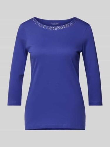 Christian Berg Woman Regular Fit  Longsleeve mit 3/4-Ärmel und Strasss...