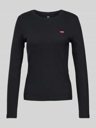 Levi's® Longsleeve mit Label-Badge in Black, Größe L