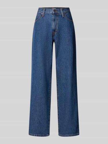 Levi's® Baggy Fit Jeans mit Knopfverschluss in Jeansblau, Größe 24/31