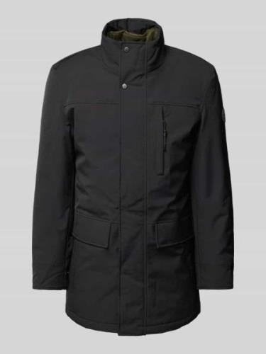 Christian Berg Men Jacke mit Pattentaschen in Black, Größe 3XL