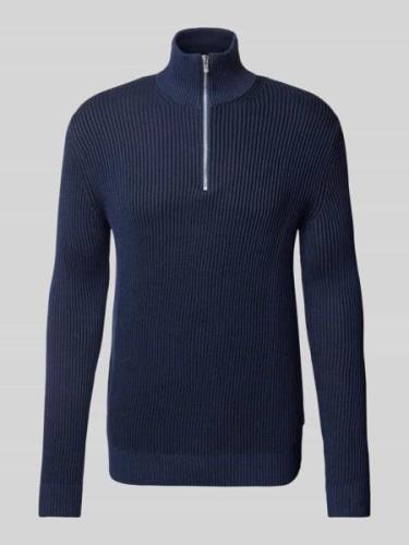 Jack & Jones Premium Strickpullover mit Troyer-Kragen Modell 'RBLALIAM...