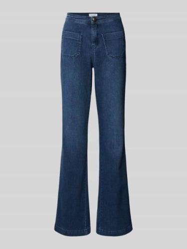 ROSNER Flared Jeans mit aufgesetzten Taschen Modell 'ALISA' in Blau, G...