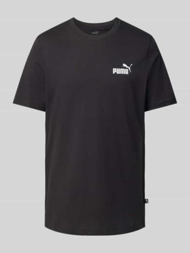 PUMA PERFORMANCE T-Shirt mit Label-Print in Black, Größe M