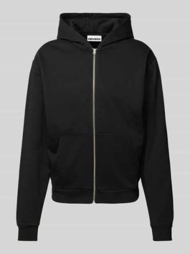 REVIEW Essentials Zip Hoodie in Black, Größe L