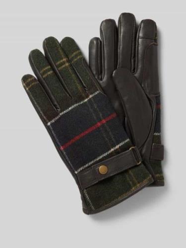 Barbour Lederhandschuhe mit verstellbarem Verschluss Modell 'AUBREY' i...