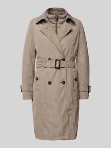 Betty Barclay Jacke mit Reverskragen und Gürtel in Beige, Größe 36