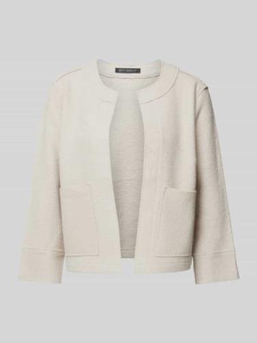 Betty Barclay Blazer mit aufgesetzten Taschen in Beige, Größe 38