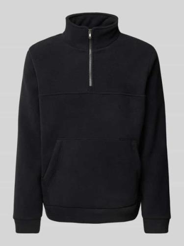 Blend Sweatshirt mit Stehkragen in Black, Größe L