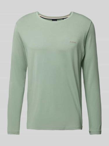 BOSS Longsleeve mit Label-Stitching Modell 'Mix&Match' in Mint, Größe ...