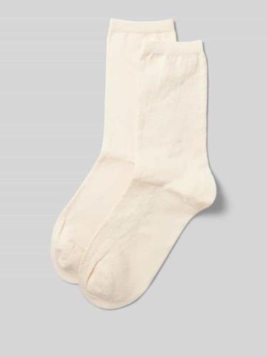 BOSS Socken mit Label-Stitching Modell 'Monogram' im 2er-Pack in Beige...