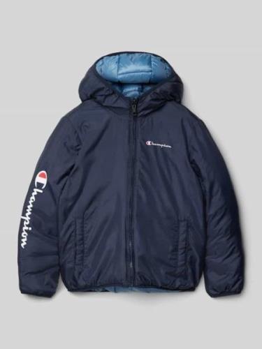 CHAMPION Jacke mit Kapuze in Marine, Größe 140