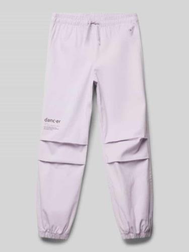 CHAMPION Sweatpants mit Logo-Print in Flieder, Größe 140