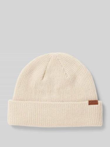 COLUMBIA Beanie mit Label-Badge Modell 'PORTSIDE FISHERMAN' in Beige, ...