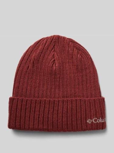 COLUMBIA Beanie mit Label-Stitching Modell 'WATCH' in Bordeaux, Größe ...