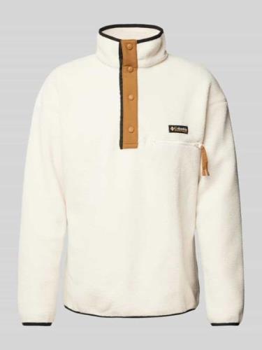 COLUMBIA Sweatshirt mit Stehkragen Modell 'HELVETIA' in Offwhite, Größ...