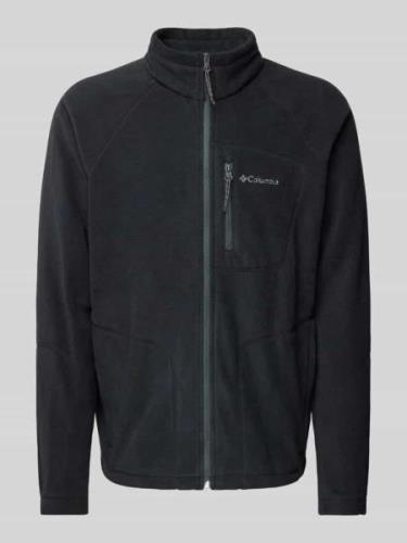 COLUMBIA Fleecejacke mit Label-Stitching Modell 'Fast Trek' in Black, ...