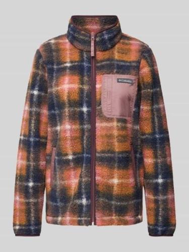 COLUMBIA Sherpa Jacket mit Label-Patch Modell 'West Bend™' in Pflaume,...