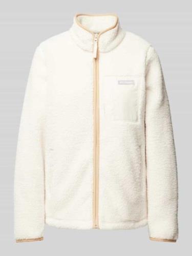 COLUMBIA Sherpa Jacket mit Label-Patch Modell 'West Bend™' in Offwhite...