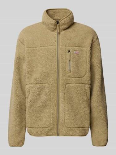 Dickies Sweatjacke mit Label-Detail Modell 'MOUNT HOPE' in Khaki, Größ...