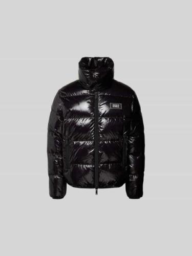 Dsquared2 Steppjacke mit Stehkragen in Black, Größe 46