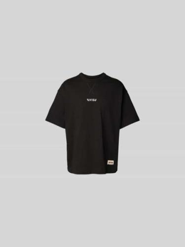 Evisu T-Shirt mit Label-Details in Black, Größe L