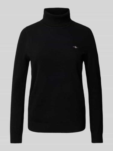 Gant Strickpullover mit Rollkragen Modell 'EXTRAFINE' in Black, Größe ...