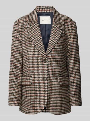 Gant Blazer mit Reverskragen in Beige, Größe 38