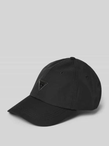 Guess Cap mit Label-Detail in Black, Größe 1