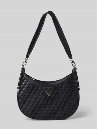 Guess Handtasche in Flecht-Optik Modell 'MURIELLE' in Black, Größe 1