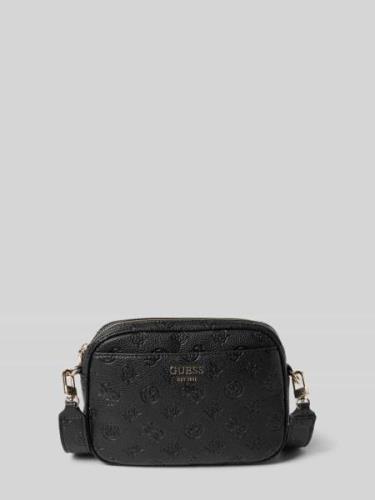 Guess Umhängetasche mit Label-Strukturmuster Modell 'VIKKY' in Black, ...