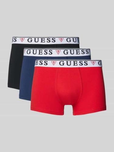 Guess Trunks mit elastischem Bund Modell 'BRIAN HERO' im 3er-Pack in O...