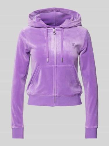 Juicy Couture Sweatjacke mit Kapuze Modell 'ROBERTSON' in Flieder, Grö...