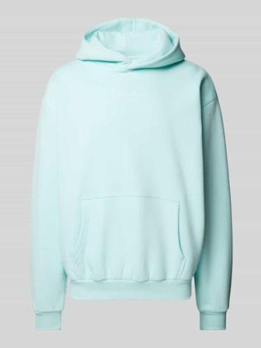 KARL KANI Hoodie mit Kapuze in Hellblau, Größe L