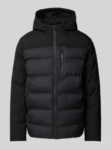 Karl Lagerfeld Steppjacke mit Kapuze in Black, Größe 52