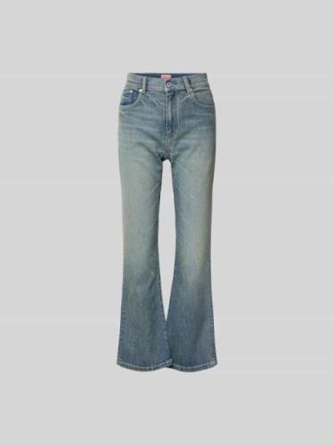 Kenzo Flared Jeans mit 5-Pocket-Design in Jeansblau, Größe 24