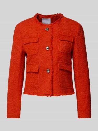 Mango Blazer mit Rundhalsausschnitt in Rot, Größe XS