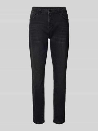 OPUS Slim Fit Jeans im 5-Pocket-Design Modell 'Evita' in Black, Größe ...