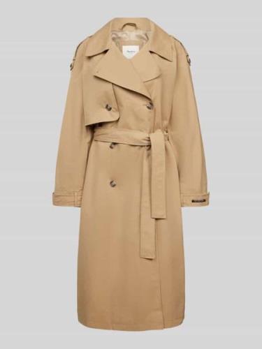 Pepe Jeans Trenchcoat mit Bindegürtel Modell 'BIANCA' in Beige, Größe ...