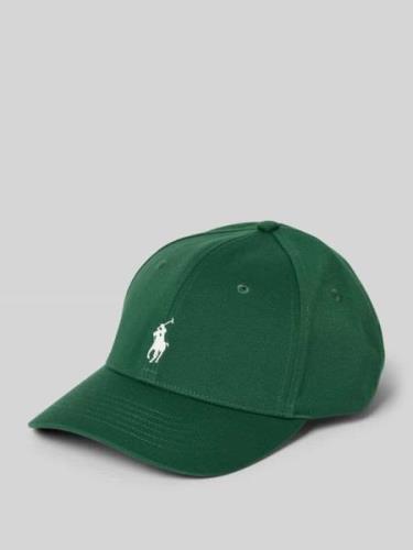 POLO RALPH LAUREN Cap mit Label-Stitching in Gruen, Größe 1