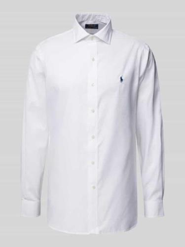 POLO RALPH LAUREN Custom Fit Business-Hemd mit Kentkragen in Weiss, Gr...