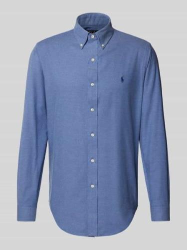 POLO RALPH LAUREN Custom Fit Freizeithemd mit Button-Down-Kragen in Ra...