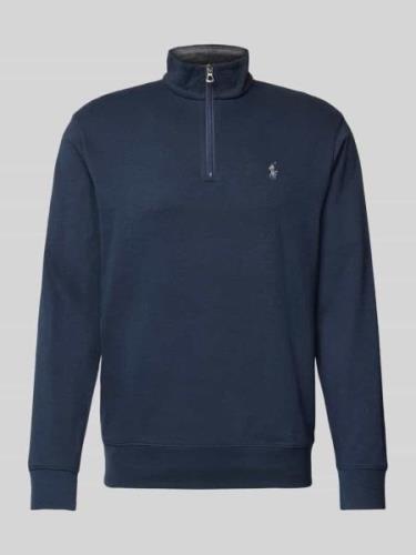 POLO RALPH LAUREN Sweatshirt mit kurzem Reißverschluss in Marine, Größ...