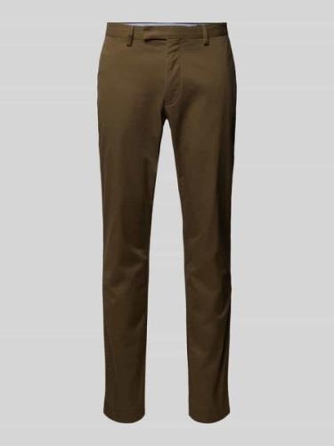 POLO RALPH LAUREN Slim Stretch Fit Chino mit Gürtelschlaufen in Oliv, ...