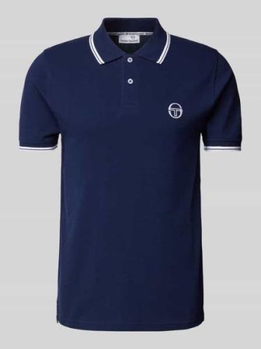 SERGIO TACCHINI Regular Fit Poloshirt mit Logo-Stitching Modell 'SERGI...