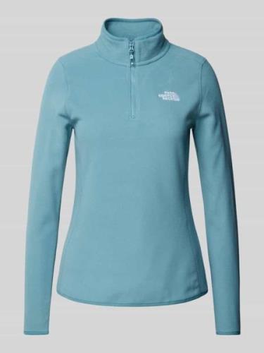 The North Face Sweatshirt Modell 'Glacier' mit Stehkragen in Petrol, G...