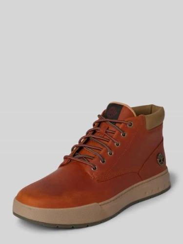 Timberland Lederboots mit Logo-Applikation Modell 'Maple Grove' in Mit...