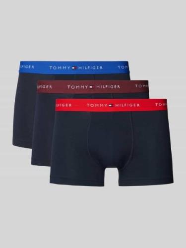 Tommy Hilfiger Trunks mit elastischem Logobund im 3er-Pack in Black, G...