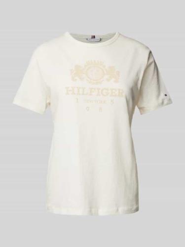 Tommy Hilfiger Regular Fit T-Shirt mit Label-Print Modell 'VARSITY' in...